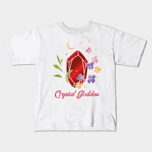 Crystal Goddess Kids T-Shirt